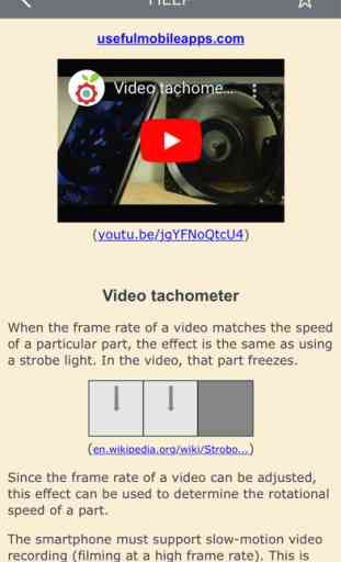 Video tachometer 2
