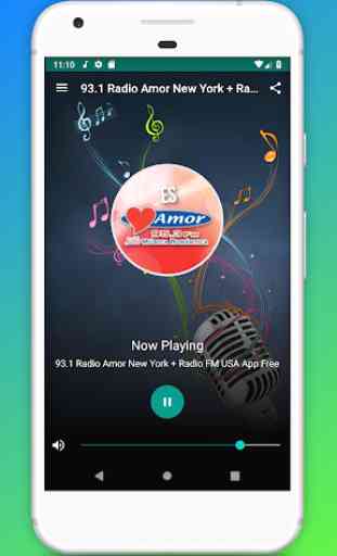 93.1 Radio Amor New York + Radio FM USA App Free 1