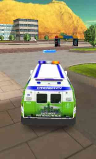 3D Ambulance Rescue Simulator 2