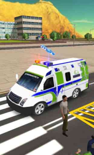 3D Ambulance Rescue Simulator 3