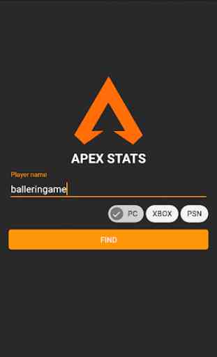 ApexStats - Statistics app for APEX 1