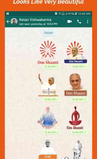 Brahma Kumaris - Om Shanti Stickers - WAStickerApp 3