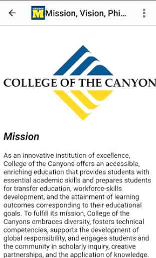 College of the Canyons Mobile 3