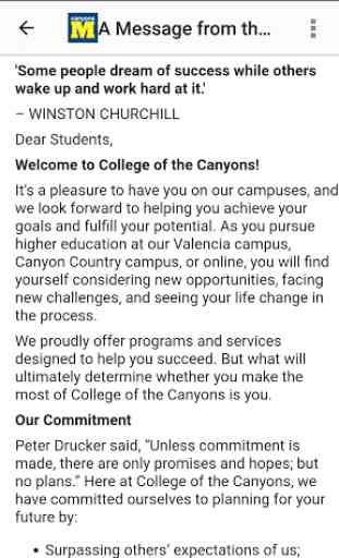College of the Canyons Mobile 4