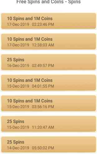 Daily Free Spins and Coins 2