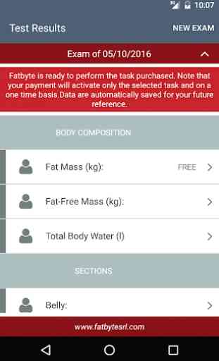 Fatbyte Body fat-lean analyzer 2