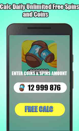 Free Spins And Coins Calc For Coin Spins Master 2
