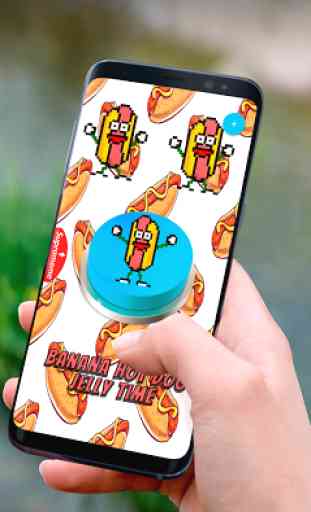 Hot Dog Jelly Button 1