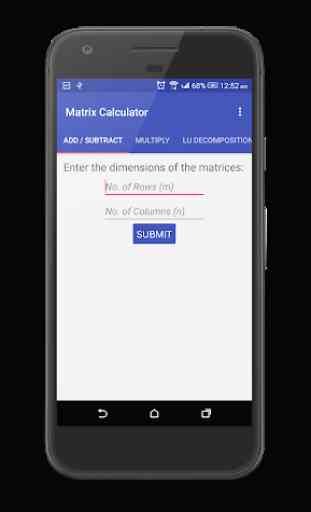 Matrix Calculator 1