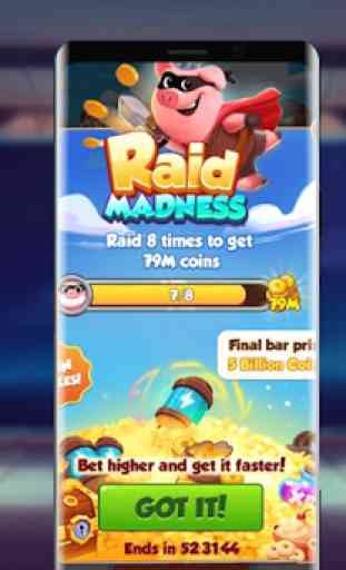 Pig master free spins and coins 2