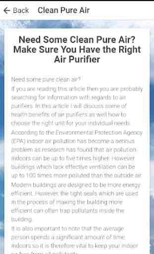 Pure Air And Cleaner Air With Air Purifier 1