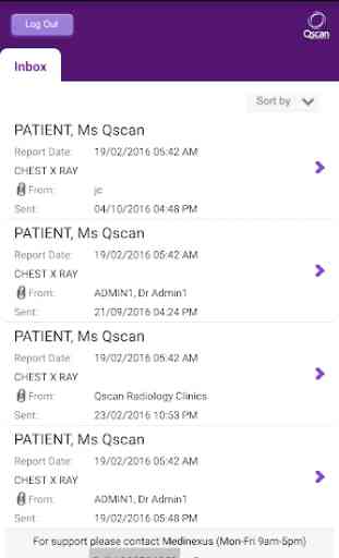 Qscan MyResults Patient Access 3