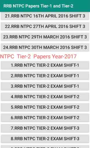 RRB NTPC Papers Tier-1 and Tier-2 2