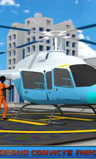 Stickman Prisoner Transport: Police Airplane Games 3