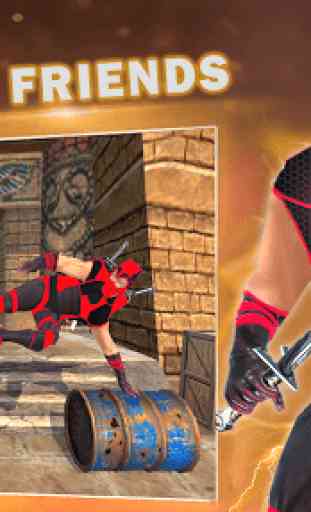 Superhero Iron Ninja Street Fighter: Ninja Games 3