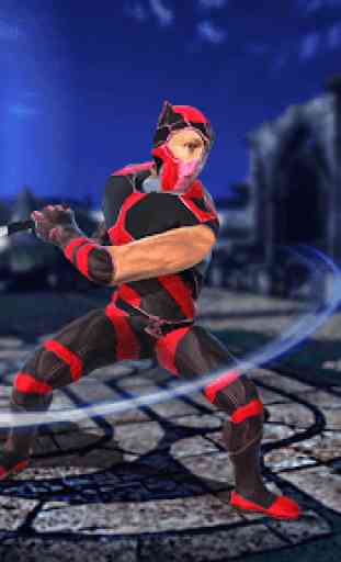 Superhero Iron Ninja Street Fighter: Ninja Games 4
