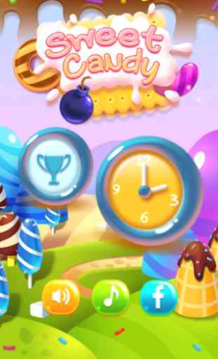 Sweet Candy Match : Sweet puzzle 1