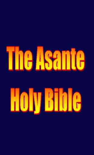The Asante Holy Bible 1