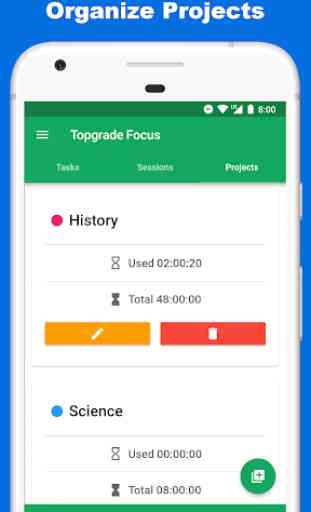 Time Tracker - Time Management - Topgrade Focus 3