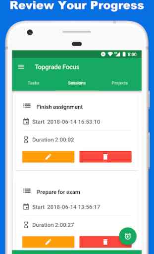 Time Tracker - Time Management - Topgrade Focus 4