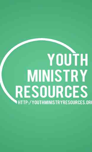 Youth Ministry Resources 1