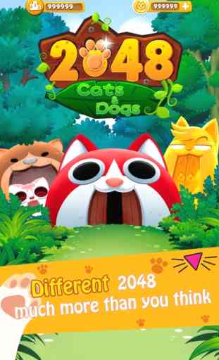 2048 Cats & Dogs ( Kitty & Puppy Fight) 1