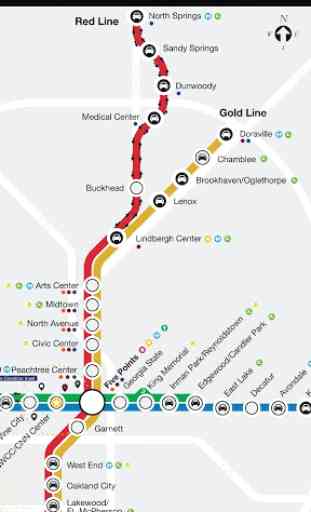 Atlanta Metro Map 3