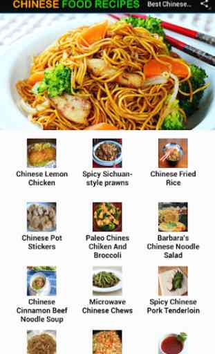 Chinese Food Recipes 1
