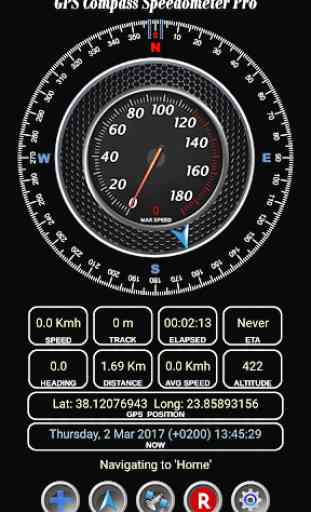 GPS Compass Speedometer Pro 1