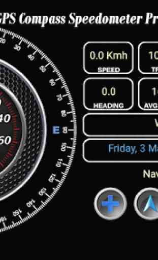 GPS Compass Speedometer Pro 3