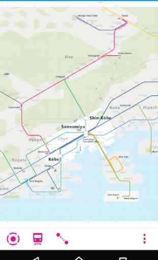 Kobe Rail Map 1