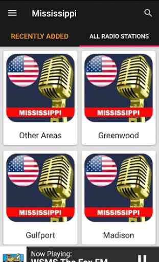 Mississippi Radio Stations - USA 3