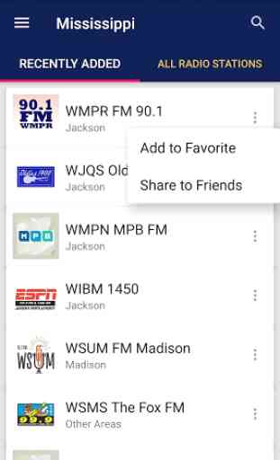Mississippi Radio Stations - USA 2
