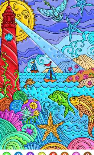 Painting Games - Paint By Number New Coloring Book 2