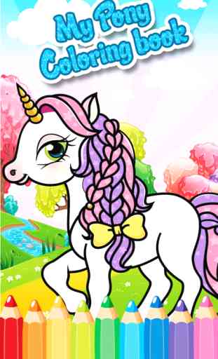 princess pony free printable coloring pages for girls kids 1