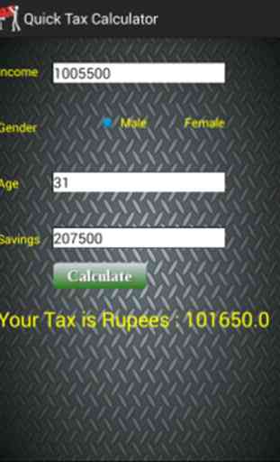 Quick Tax Calculator 2