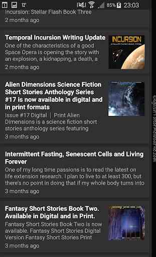 Science Fiction and Fantasy News 2