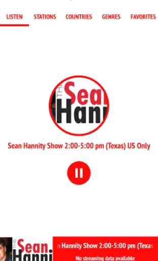 Sean Hannity Radio Show 1