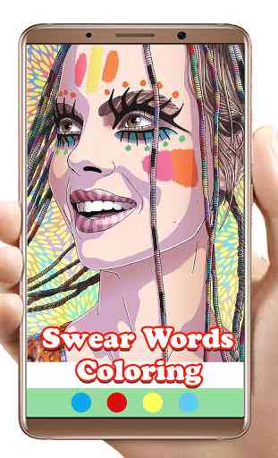 Swear Words Coloring Book Adult Color by Number 1