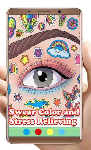 Swear Words Coloring Book Adult Color by Number 2