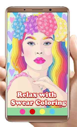 Swear Words Coloring Book Adult Color by Number 3