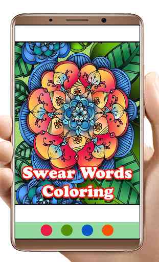 Swear Words Coloring Book Adult Color by Number 4