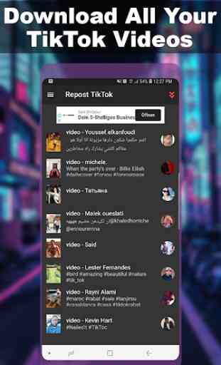 TikTube video Downloader for Tik Tok No Watermark 1
