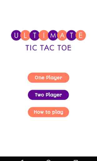 Ultimate Tic Tac Toe 1