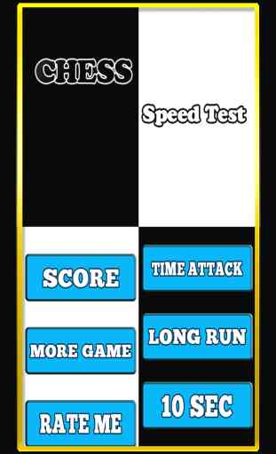 A White Chess Piece Speed Test : Touch Black Tile Only Free 1