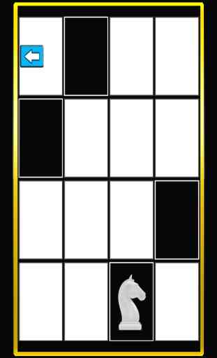 A White Chess Piece Speed Test : Touch Black Tile Only Free 2