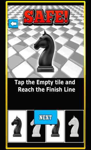 A White Chess Piece Speed Test : Touch Black Tile Only Free 3