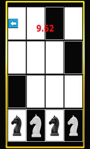 A White Chess Piece Speed Test : Touch Black Tile Only Free 4