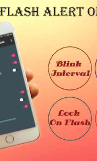 Automatic Flash Alert On Call & SMS 1