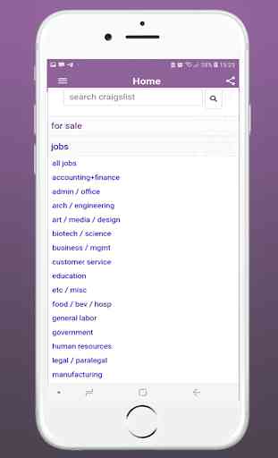 Browser for classifiend jobs,for sale,services 4